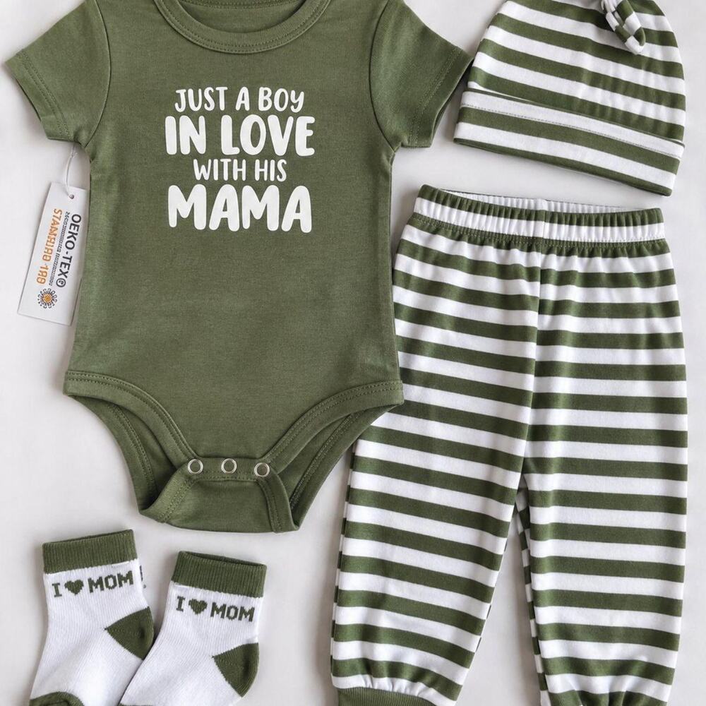 Adorable 4 piece baby boy outfit - Picture 5 of 8